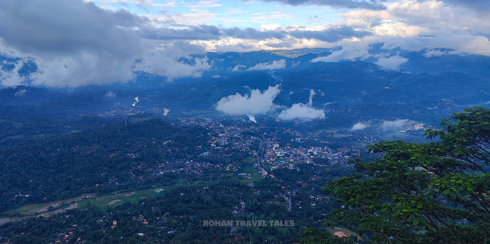 View from Ambuluwawa Tower Summit